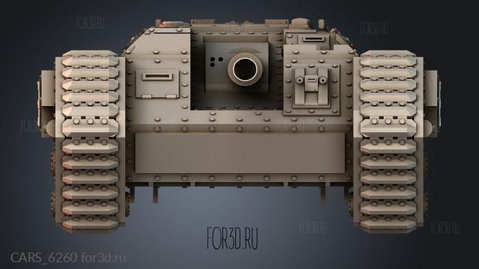 CARS_6260 stl model for CNC