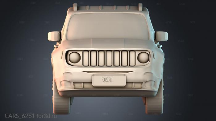 CARS_6281 stl model for CNC