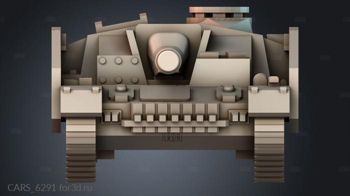 CARS_6291 stl model for CNC