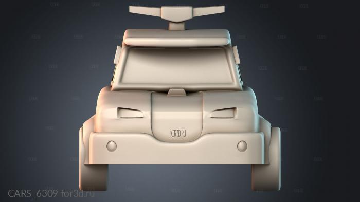 CARS_6309 stl model for CNC