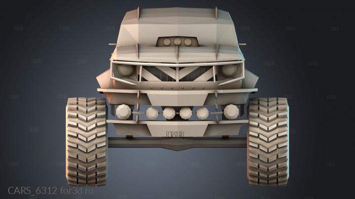 CARS_6312 stl model for CNC