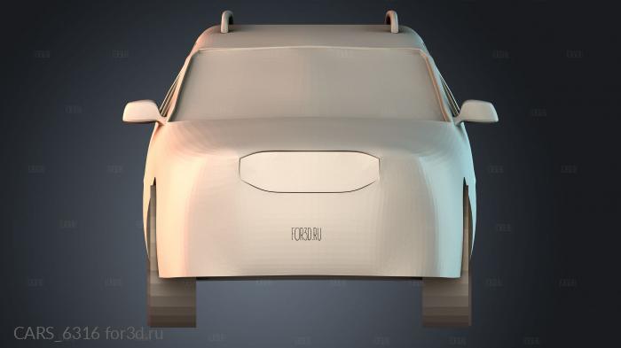 CARS_6316 stl model for CNC