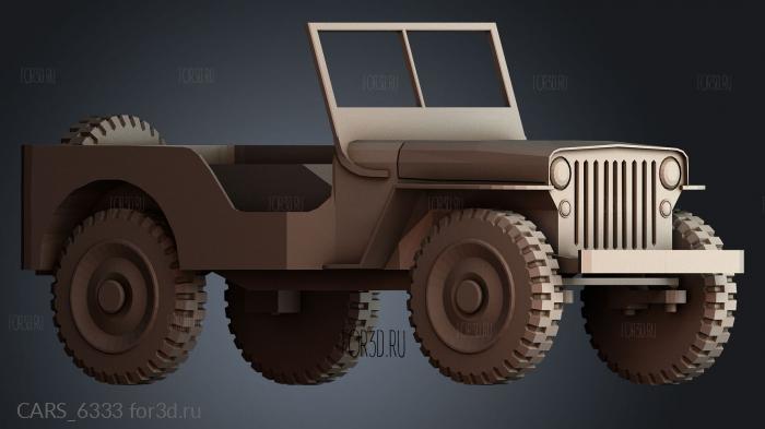 CARS_6333 stl model for CNC