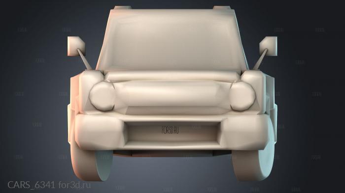 CARS_6341 stl model for CNC