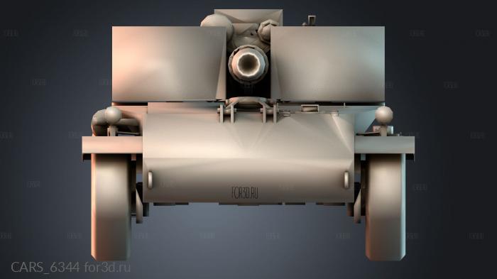 CARS_6344 stl model for CNC