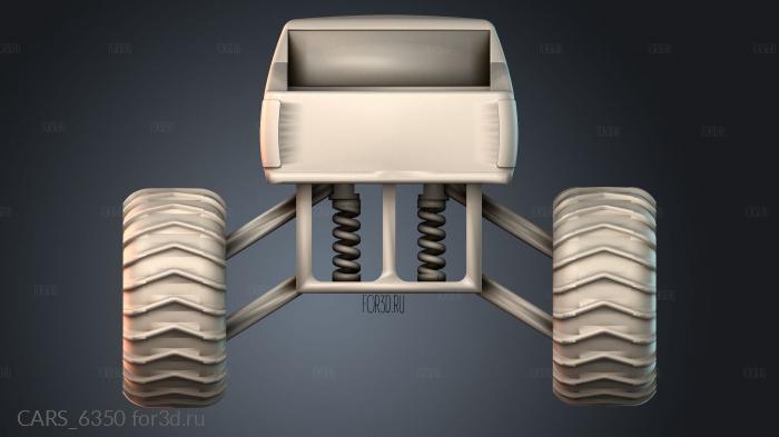 CARS_6350 stl model for CNC