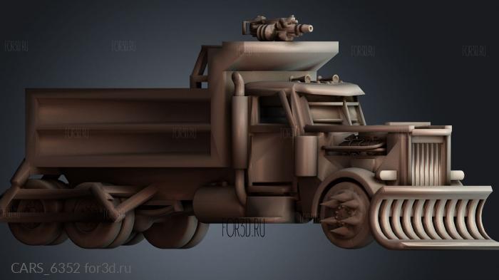 CARS_6352 stl model for CNC