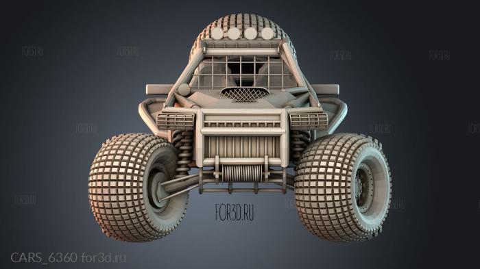 CARS_6360 stl model for CNC