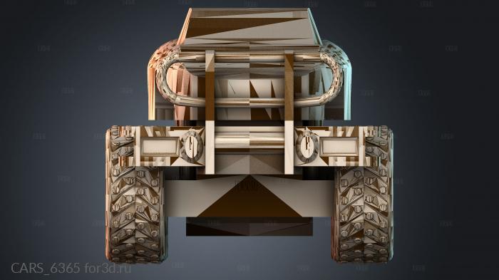 CARS_6365 stl model for CNC