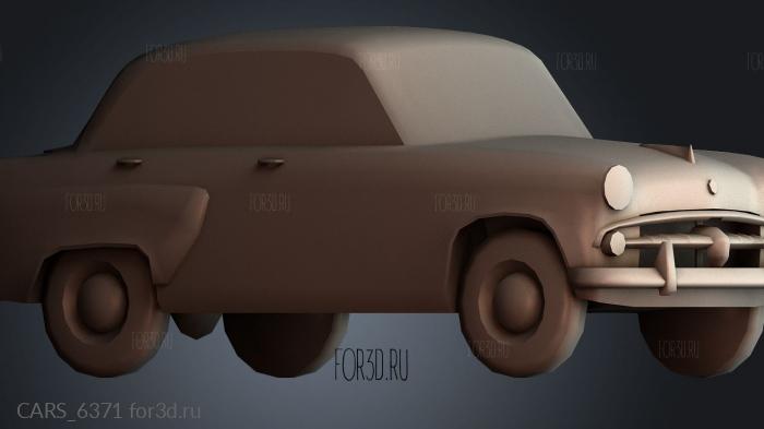CARS_6371 stl model for CNC