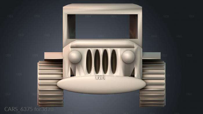 CARS_6375 stl model for CNC