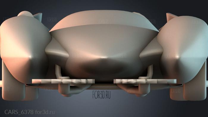 CARS_6378 stl model for CNC