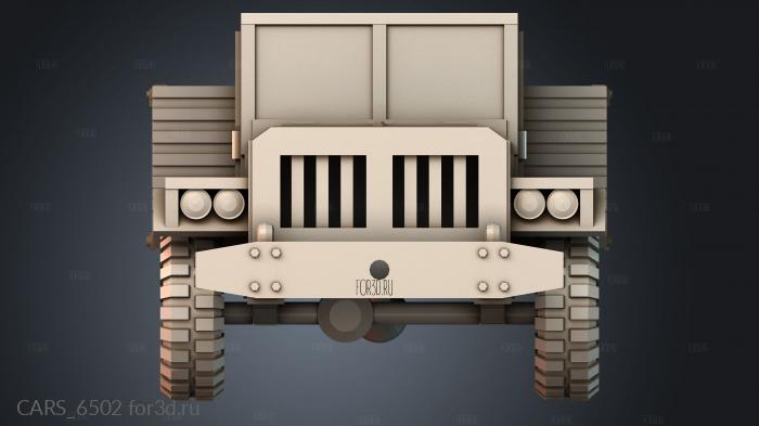 CARS_6502 stl model for CNC