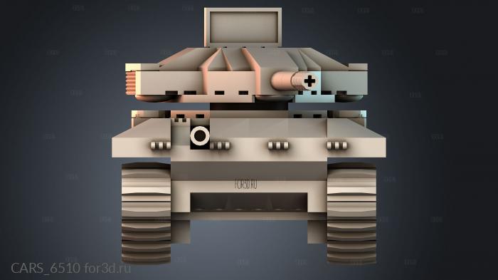 CARS_6510 stl model for CNC