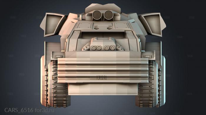 CARS_6516 stl model for CNC