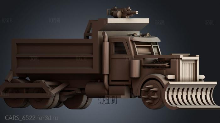 CARS_6522 stl model for CNC