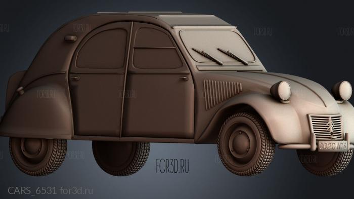 CARS_6531 stl model for CNC