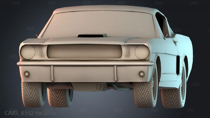 CARS_6552 stl model for CNC