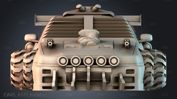 CARS_6571 stl model for CNC