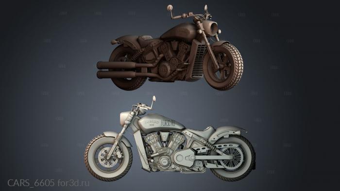 CARS_6605 stl model for CNC