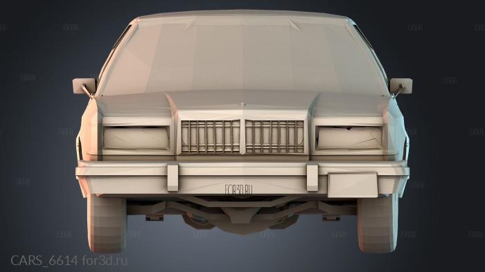 CARS_6614 stl model for CNC