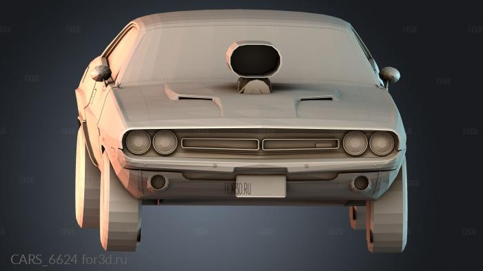 CARS_6624 stl model for CNC