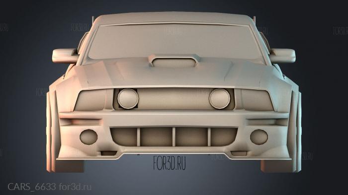 CARS_6633 stl model for CNC