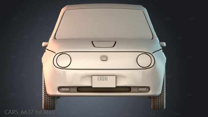 CARS_6637 stl model for CNC