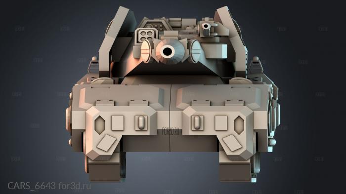 CARS_6643 stl model for CNC