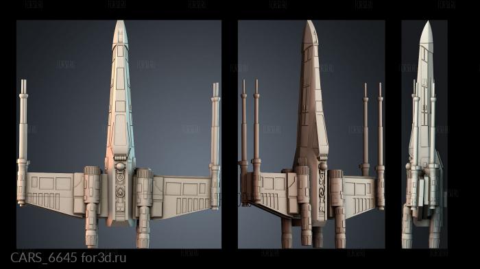 CARS_6645 stl model for CNC