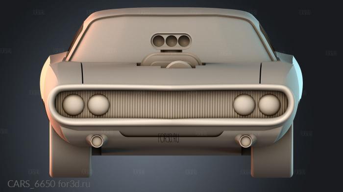 CARS_6650 stl model for CNC