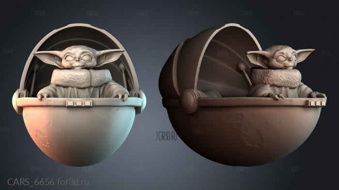 CARS_6656 stl model for CNC