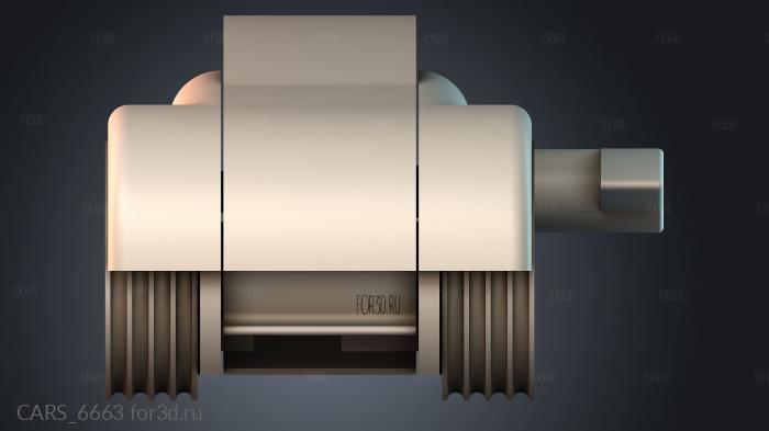 CARS_6663 stl model for CNC