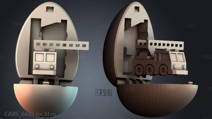 CARS_6665 stl model for CNC