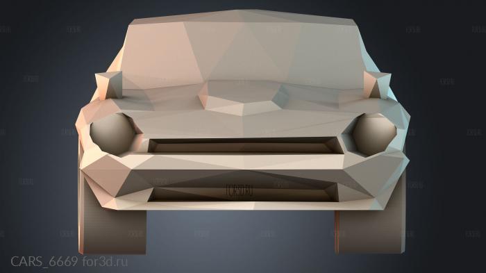 CARS_6669 stl model for CNC