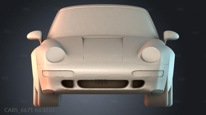 CARS_6671 stl model for CNC