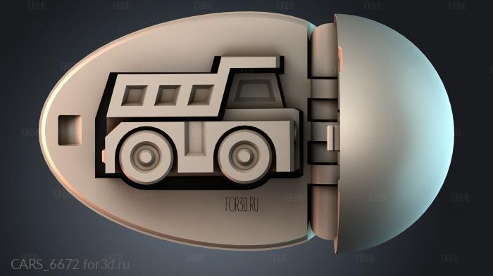 CARS_6672 stl model for CNC