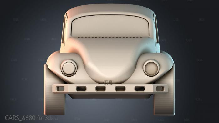 CARS_6680 stl model for CNC