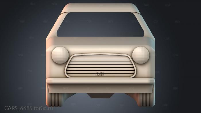 CARS_6685 stl model for CNC