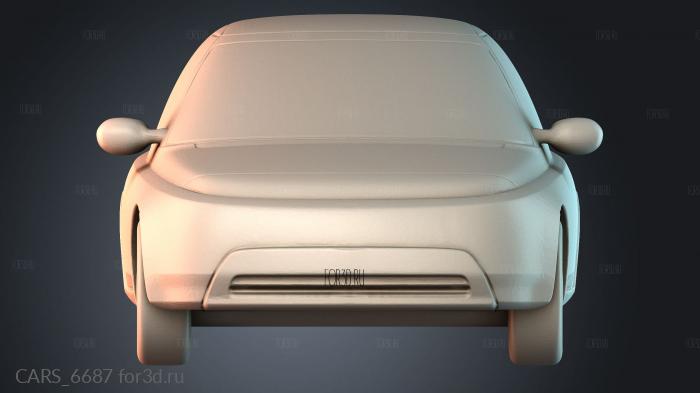 CARS_6687 stl model for CNC