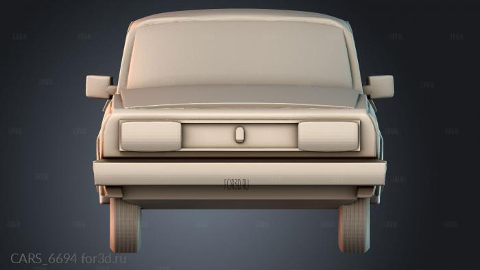 CARS_6694 stl model for CNC