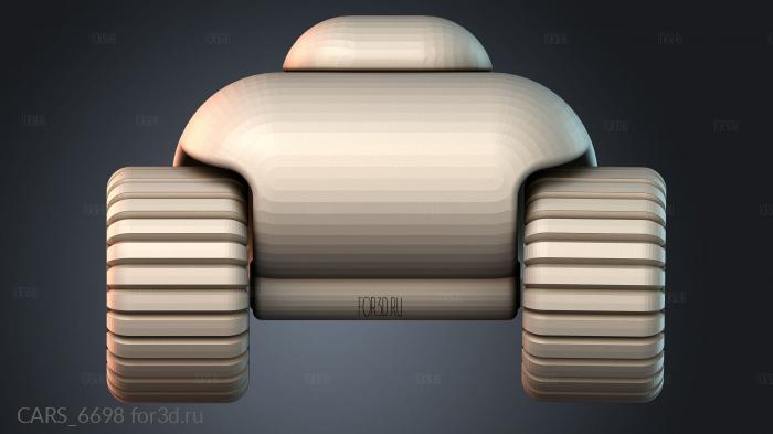 CARS_6698 stl model for CNC