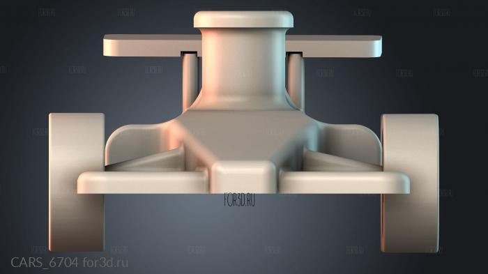 CARS_6704 stl model for CNC