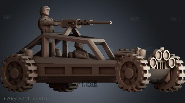 CARS_6711 stl model for CNC