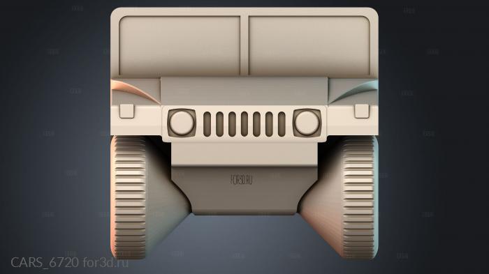 CARS_6720 3d stl модель для ЧПУ