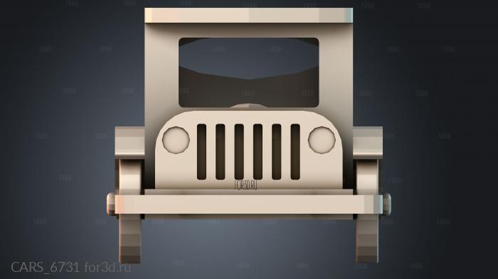 CARS_6731 3d stl модель для ЧПУ