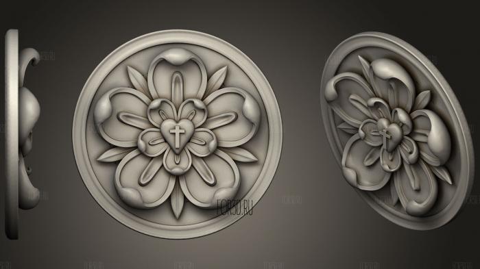 Stylized Luther Seal stl model for CNC