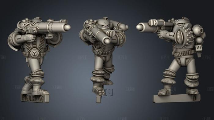  Classic Marines Heavy Weapon stl model for CNC