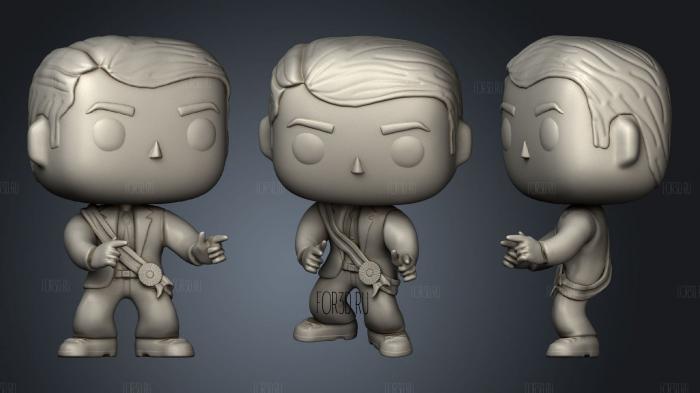 FUNKO BOLSONARO stl model for CNC