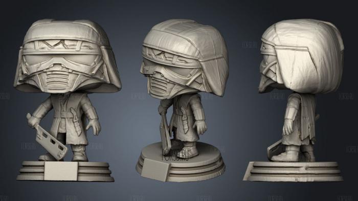 Funko Knight of Ren Heavy Blade stl model for CNC